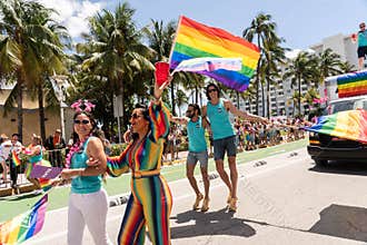 Annual Pride Festival and Parade in Miami South Beach