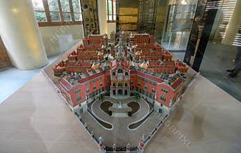 Hospital de la Santa Creu i Sant Pau in Barcelona, Spain