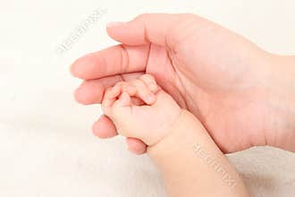 Parent and child holding hands