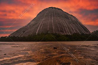 Guainía, Colombia. The big and amazing mountain of Mavicure, Pajarito