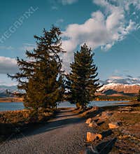 Sunset of Lake Tekapo