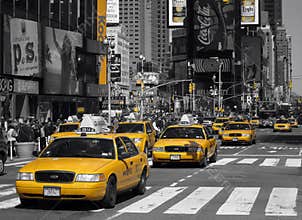 Times Square cabs