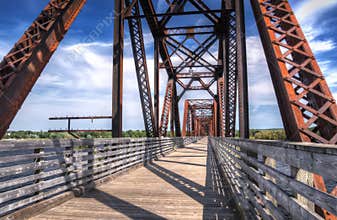 Railroad bridge New Brunswick