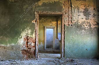 Abandoned house detail