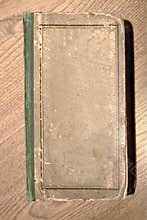 Worn antique book