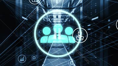 Business, Technology, Internet and network concept. Human Resources HR management recruitment employment headhunting concept