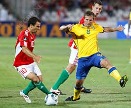 Hungary vs. Sweden football game