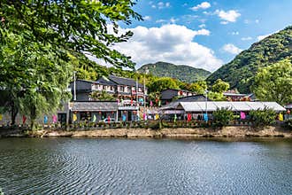 Scenic view of Ivory Mountain Hot Spring Resort in Tieling