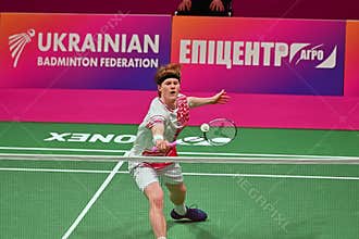 The badminton match. The 2020 European Championships
