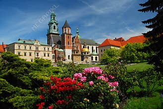 Krakow, Poland. Wawel cathedral and castle
