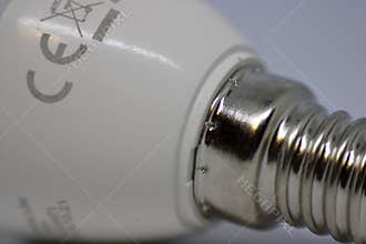 CE Mark on an Energy Saving Lightbulb