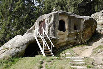 Saint Daniel Sihastrul cave, Romania