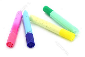 Glue neon paints