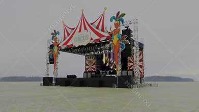 Stage circus carnival