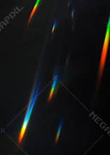 Light leak effect on a black background