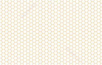 Hexagon Beehive Honeycomb yellow pattern seamless with black background banner vector