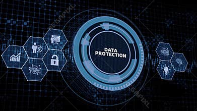 Cyber security data protection business technology privacy concept