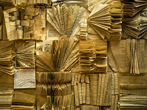 Open books collage