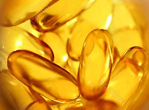 Fish oil capsules