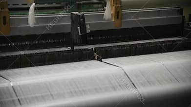 Industrial fabric production line