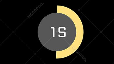 30 second workout timer countdown clock stopwatch in the style of Pamela Reif