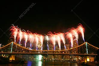 Fireworks with Copyspace