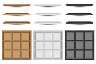 Set of shelves