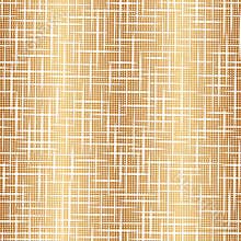 Vector seamless pattern. Gold background with stripes and dots. Golden geometric abstract design. Repeated woven backdrop. Repeati