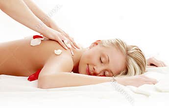 Professional massage with flow