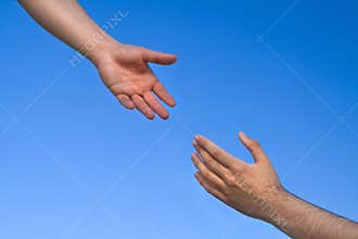 Helping Hand Reaching