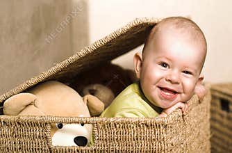 Baby in the basket