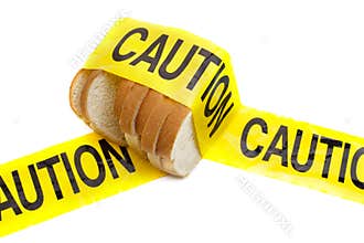 Caution, gluten and wheat allergy warning