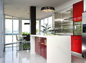 Interior design kitchen