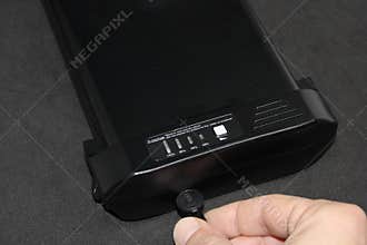 Plugging in a Lithium Battery Charger