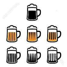Beer mug symbols