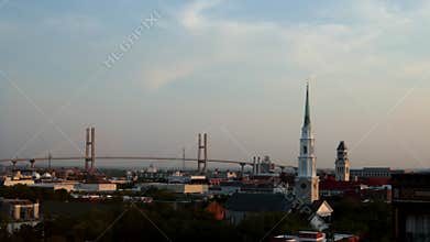 Morning Timelapse of Savannah, Georgia