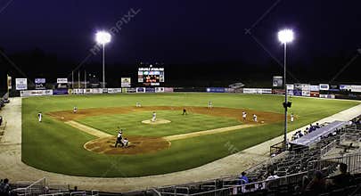Night Baseball - Minor League Stadium