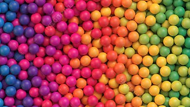 Colorful balls background. Abstract background with colorful gradient balls. Vector background
