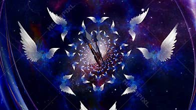 Angelic Wings Abstraction