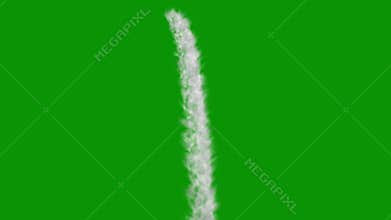 Waterfalls motion graphics with green screen background