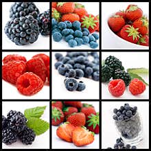 Berries collage