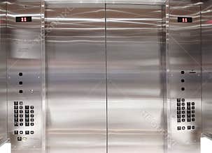 Inside elevator lift