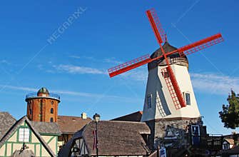 Old Windmill in Solvang California