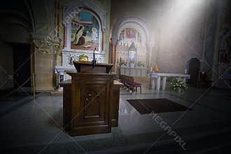 Church Pulpit, Podium, Christian Religion