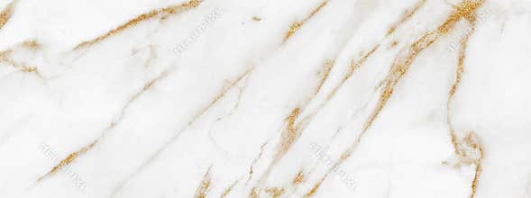 White marble with golden veins. White golden natural texture of marble. abstract white, gold and yellow marbel. hi gloss texture o