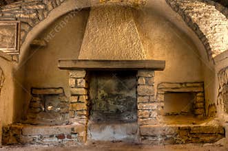 Fireplace in Farmhouse