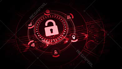 Cyber security data protection business technology privacy concept