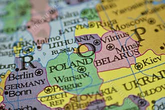 Map of Central and Eastern Europe