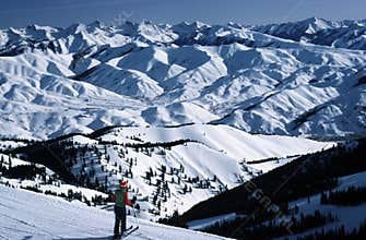 Overlooking Sun Valley, Idaho