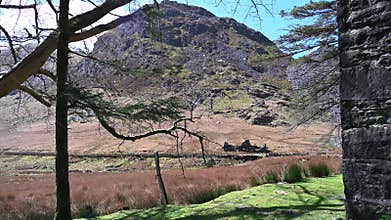 Destination scenics at Cwmorthin Slate Quarry at Blaenau Ffestiniog